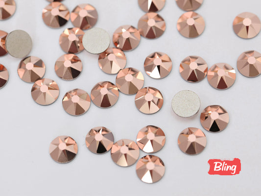 Nagelkristalle, Roségold, Größe 04