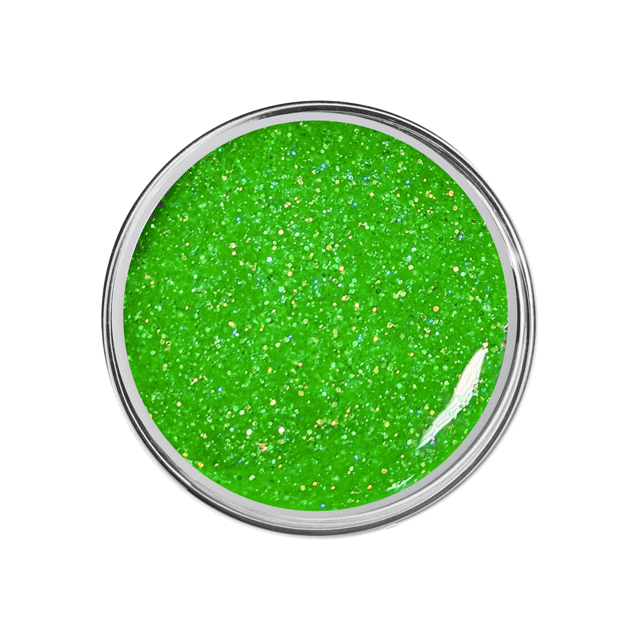 Brilliant krāsainais gēls Glitter Green