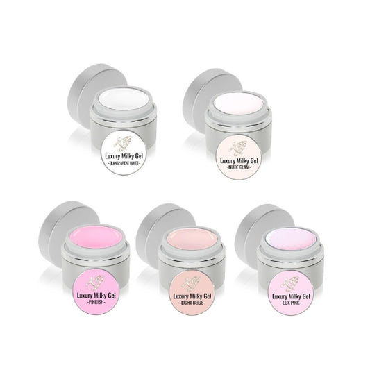 Set mit luxuriösen Milchgelen, 5 Stück