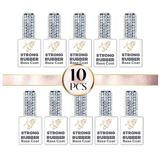 Starker Gummi-Basislack, 10 Stück